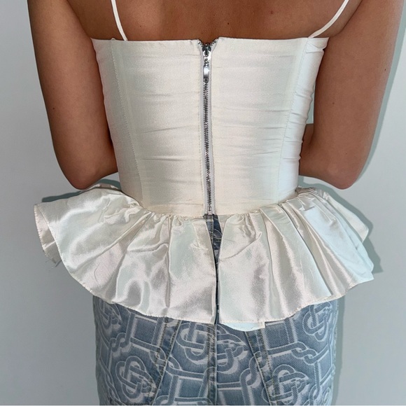 ROZIE CORSETS white corset - Picture 3 of 6